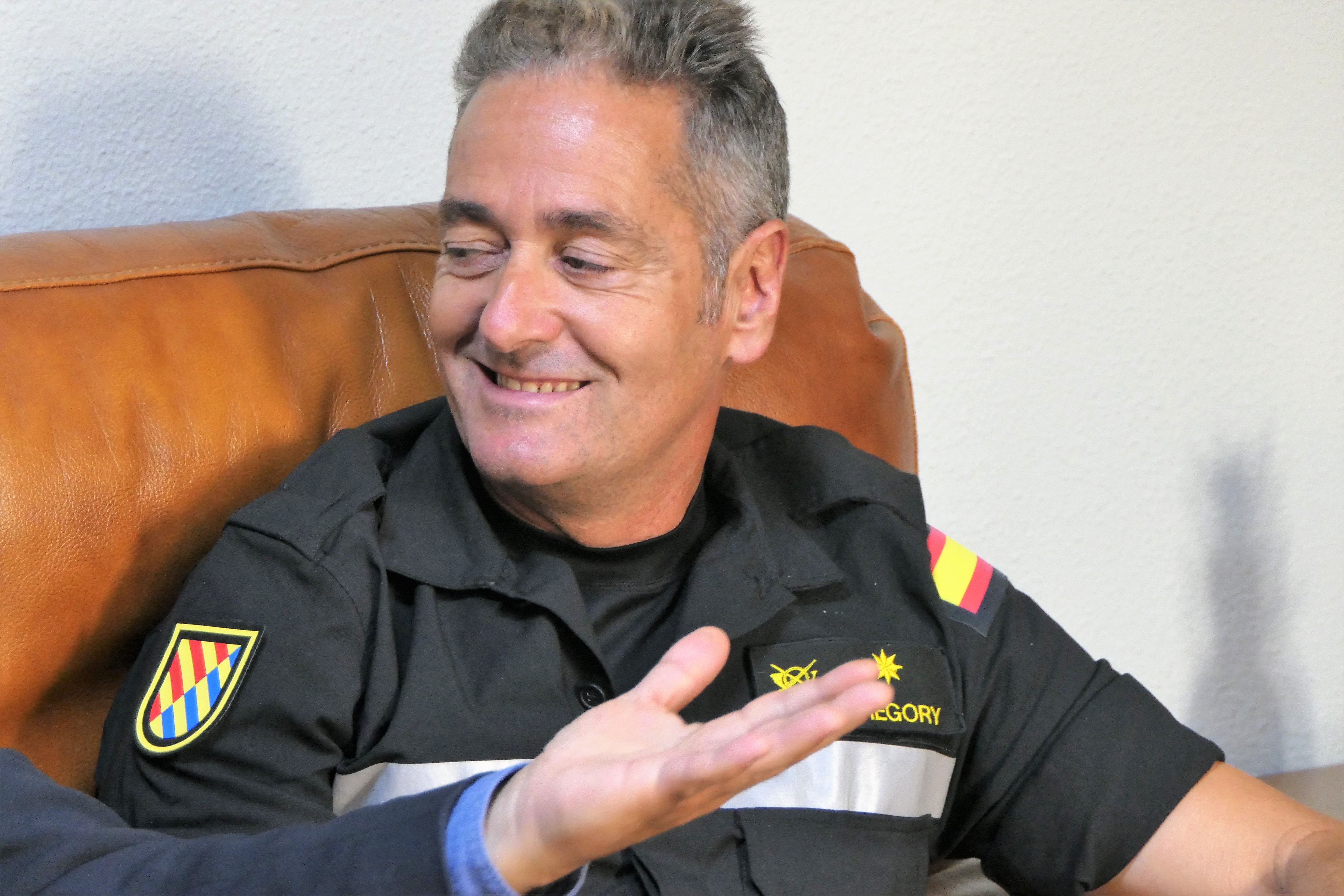 El Comandante Jefe de la UME en Canarias