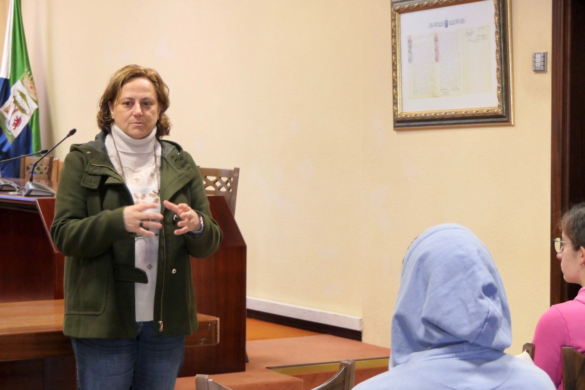 Momento de la visita