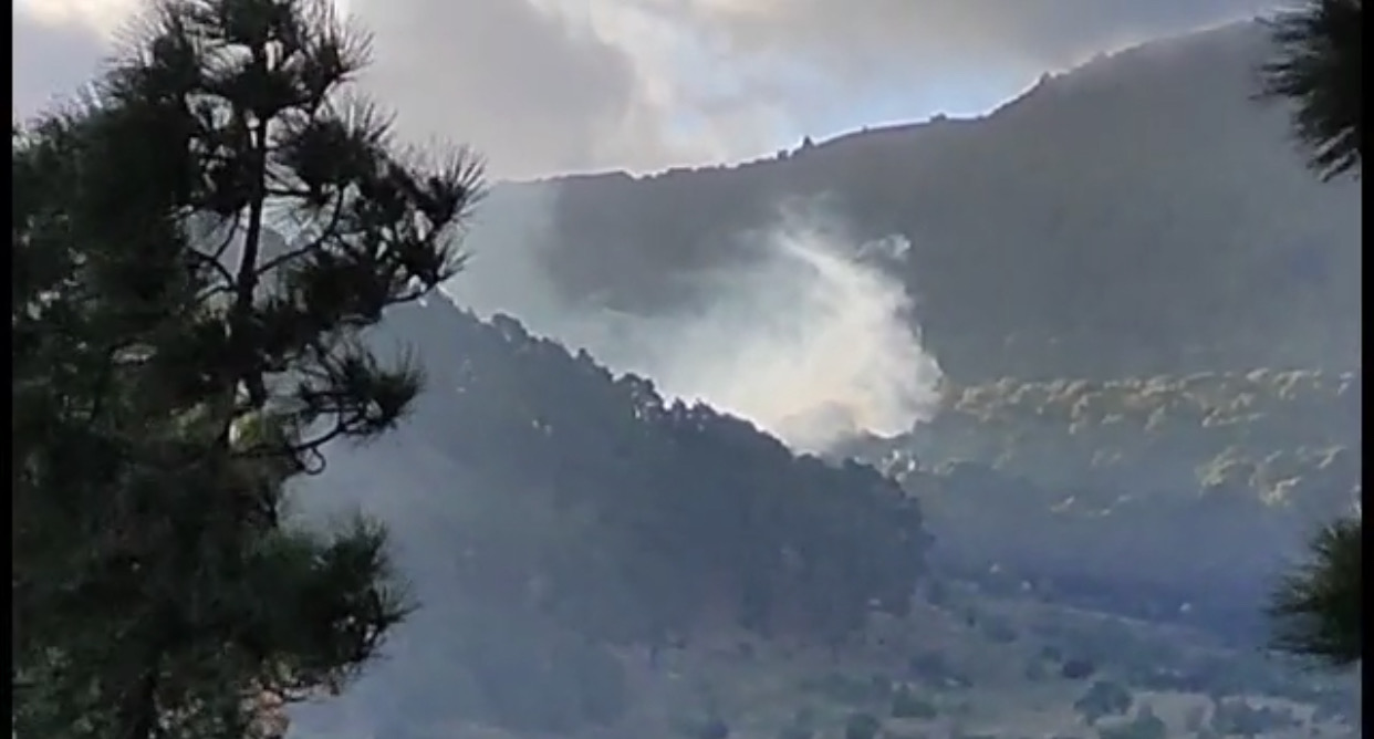 Panorámica incendio