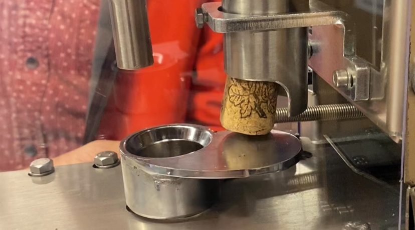 encorchadora de botellas