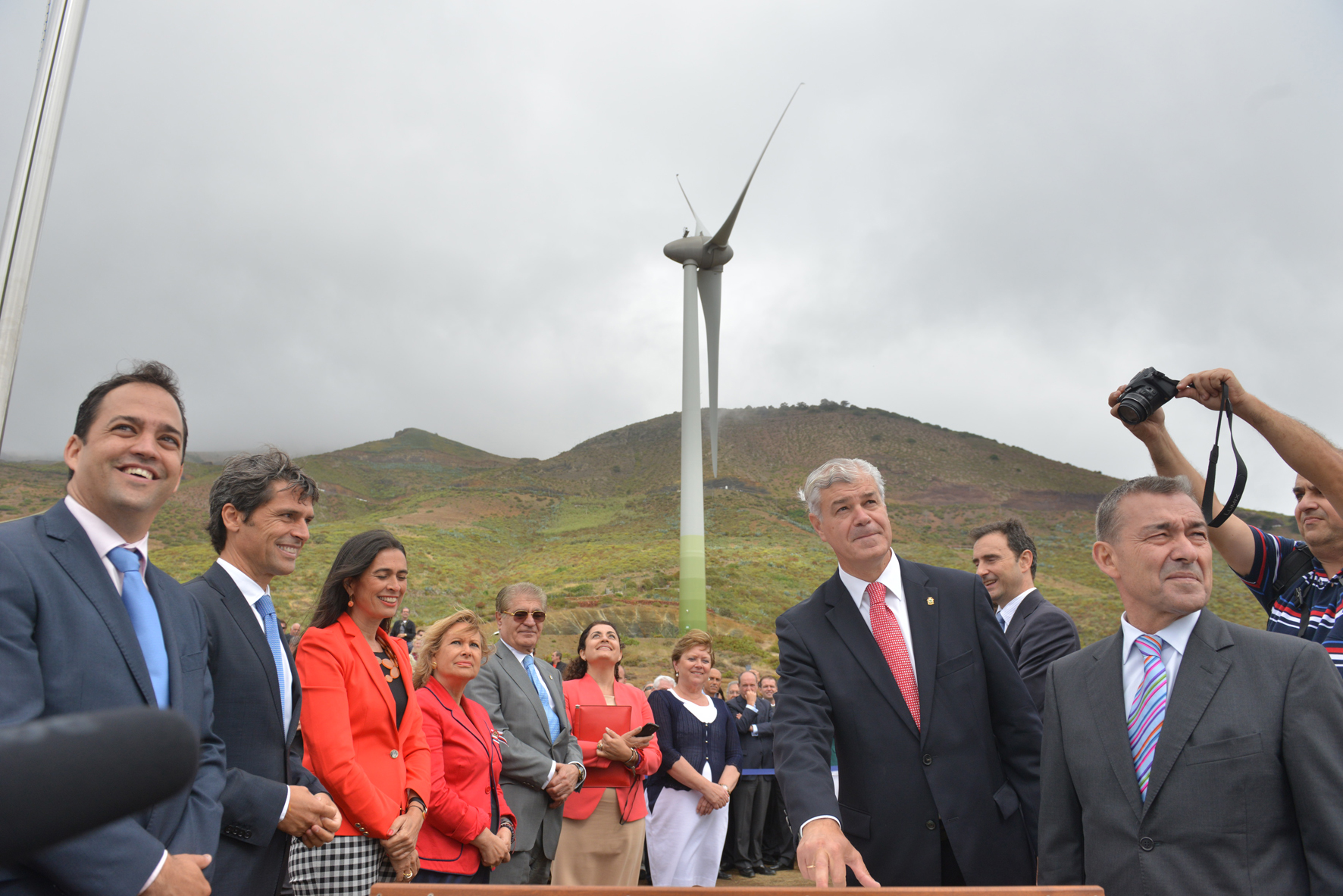 Momento de la inauguración