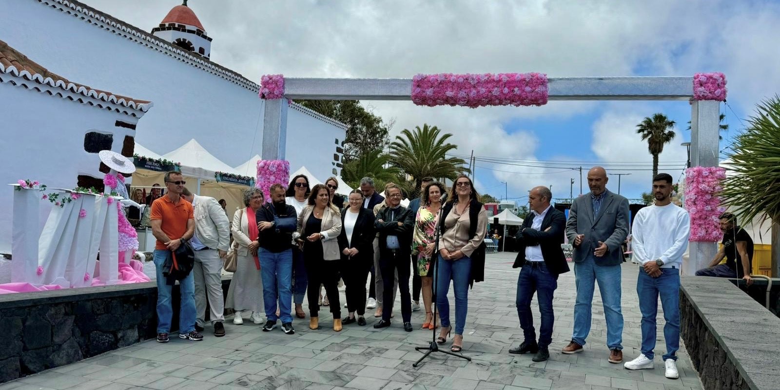 Momento de la inauguración