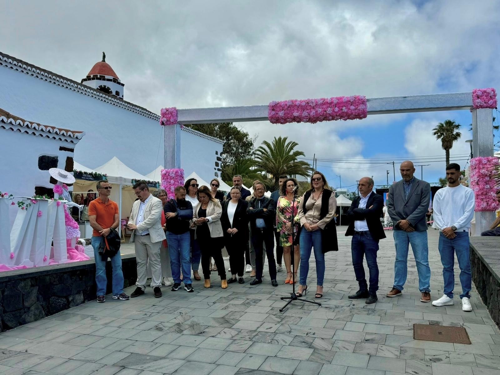 Momento de la inauguración