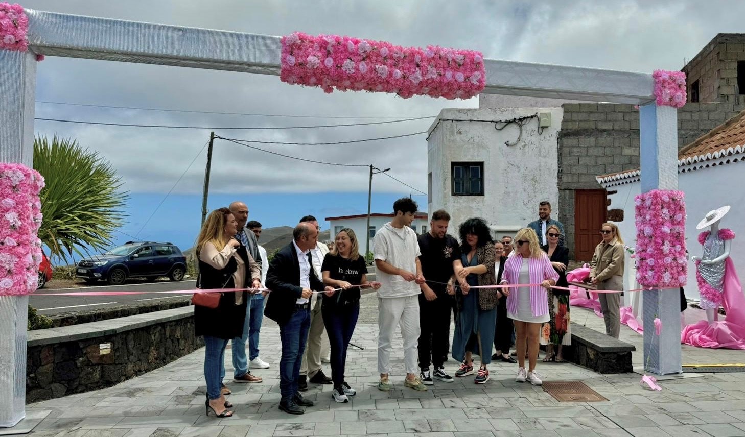 Momento de la inauguración