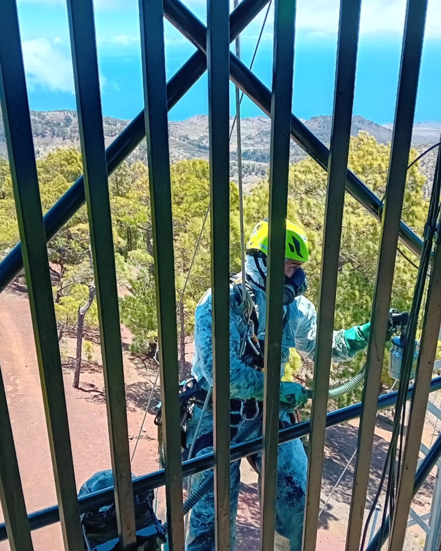 Mejoras en la torre de vigilancia de la masa forestal de El Mercadel