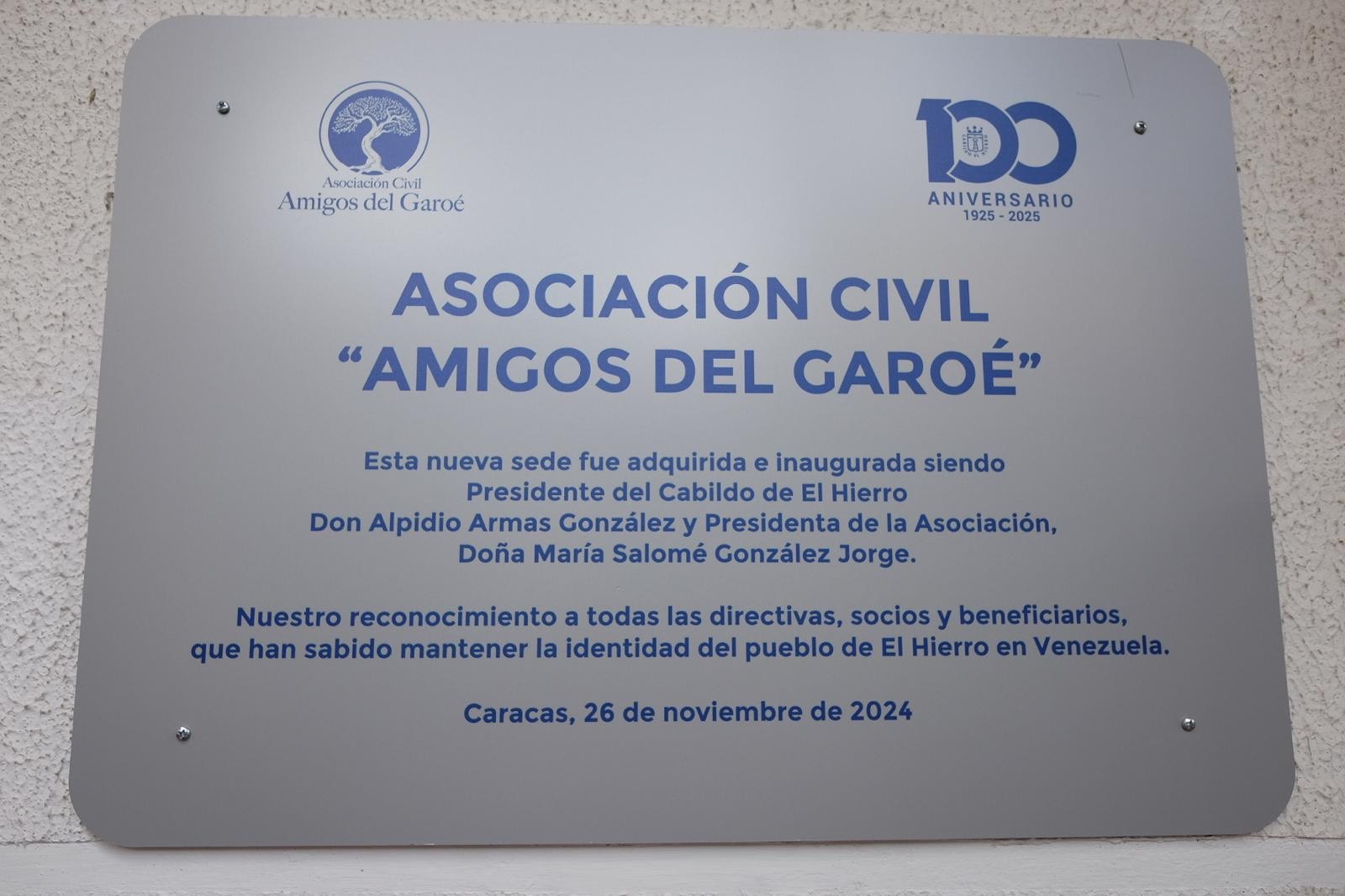 Momento de la inauguración