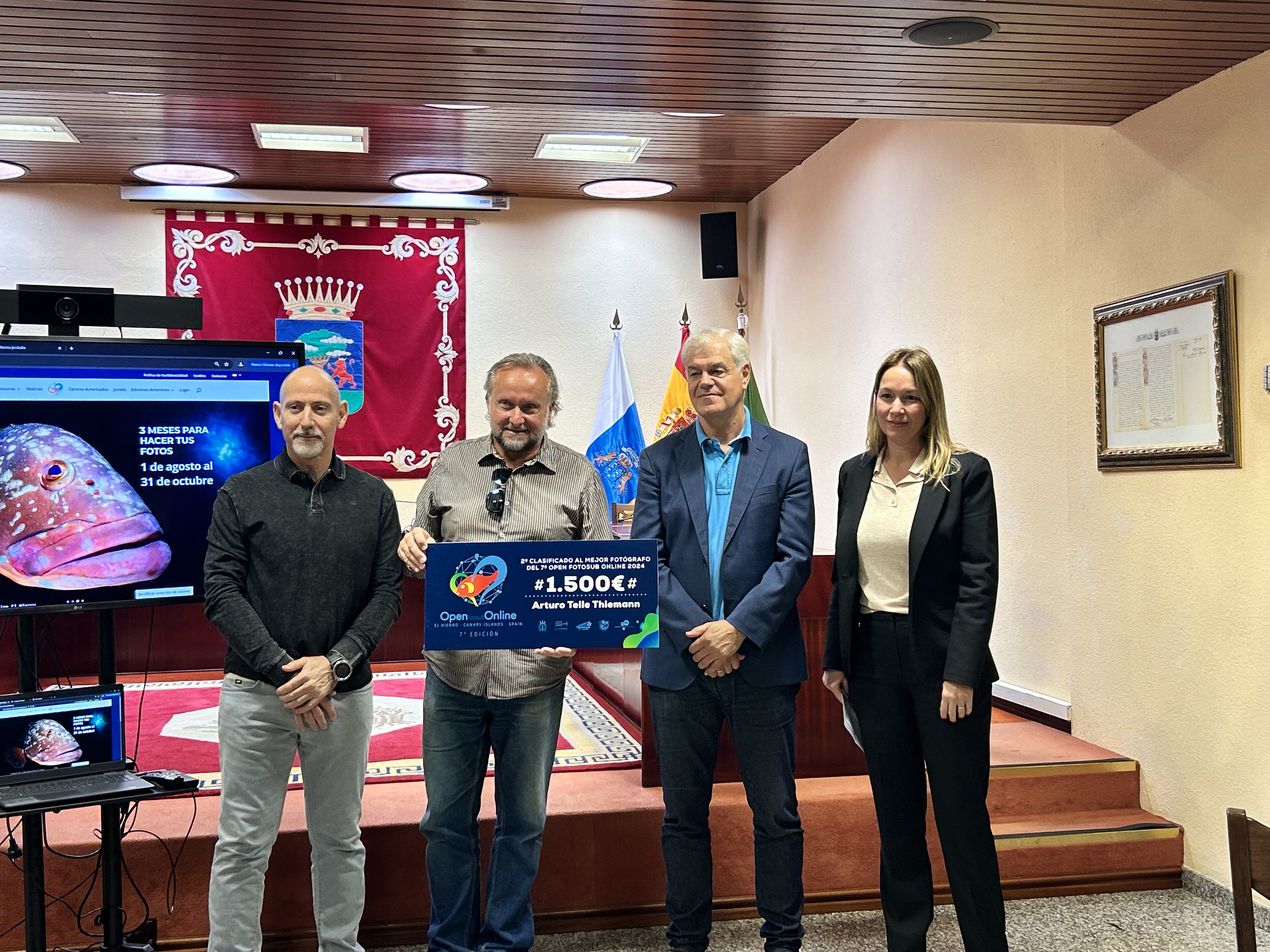 Momento de la entrega