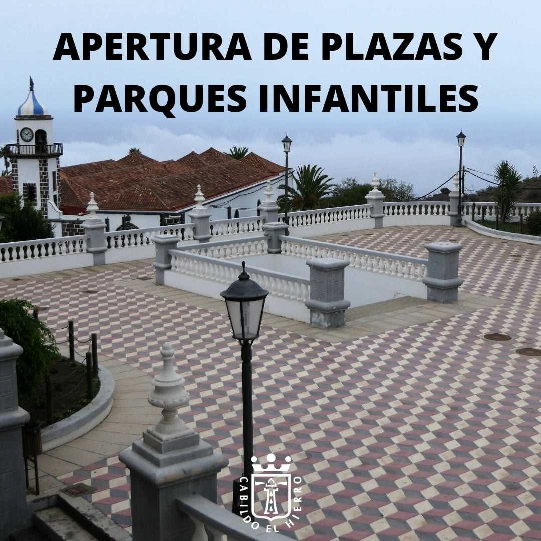 Apertura de plazas y parques infantiles y ampliación del horario de baño en El Hierro