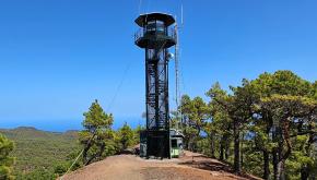 Mejoras en la torre de vigilancia de la masa forestal de El Mercadel